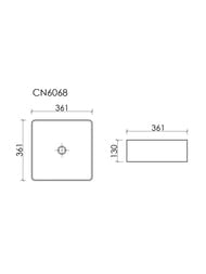 �������� ��������� Ceramicanova Element 361�361�130 ����������,��� ��������,����� CN6068