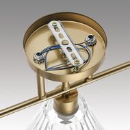 Потолочный светильник Lumion Vivian 8188/3C, латунь
