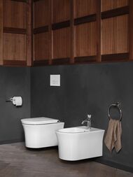 Биде подвесное Duravit White Tulip 2293150000 370х540 перелив, отв. под смеситель, крепеж, белый