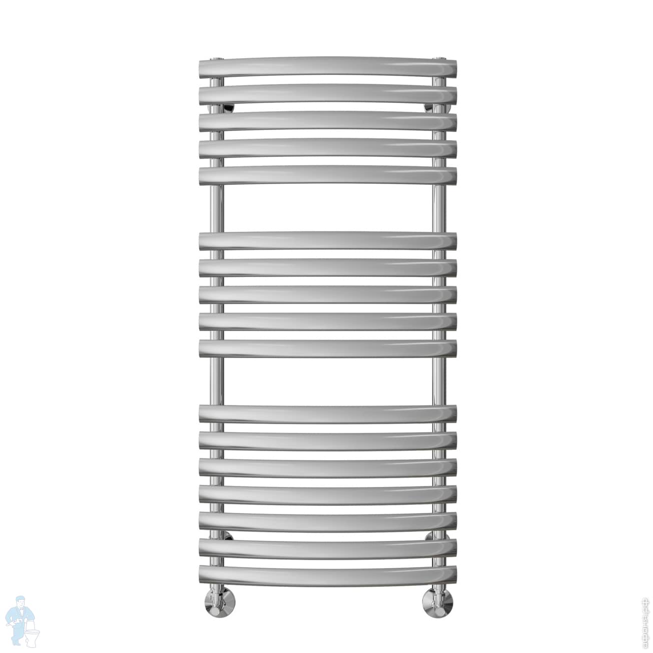 Полотенцесушитель водяной RAVAK ELEGANCE (500х1200) хром, нижнее ...