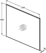 ������� Ideal Standard MIRROR&LIGHT (1200�1000) T3594BH