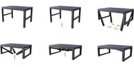 ���� KETER LYON RATTAN TABLE (116x71�40-65), ��������, ������