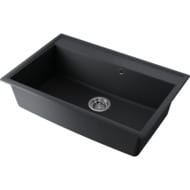Мойка Omoikiri DAISEN 77-BL (770х510х200) врезная, артгранит, черная 4993630