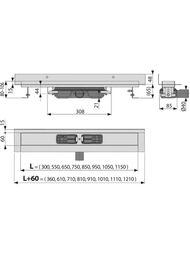 ������� ����� Alcaplast APZ116-850 � ������ ������� L=850��, � �����, ��� ������� �������