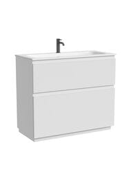 Тумба под раковину Sancos Folk Floor FL100FW 995х445х850 напольная, с 2-мя ящиками, цвет: Bianco