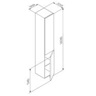 ����-������� AM.PM Gem, ���������, ������, 30 ��, ����� push-to-open, ������ ���. M90CHR0306BM
