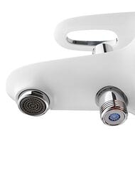 Смеситель Grohe EuroStyle 33591LS3 для ванны, однорычажный, настенный, белый