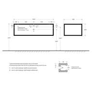 ������� ��� �������� Cezares CADRO (100x46�30) ������������� CADRO-100/46/30-1C-SO-MET-ST