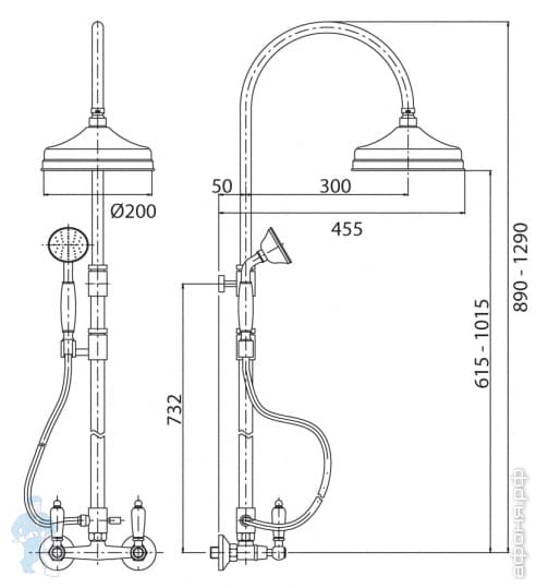 Душевая колонна CEZARES FIRST