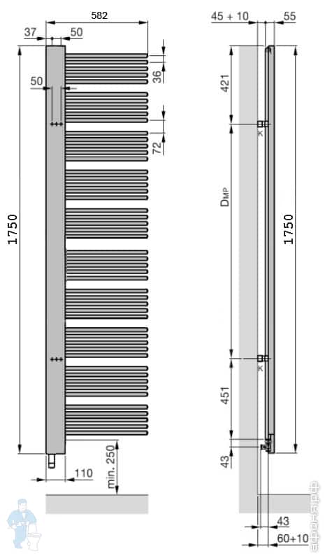 ����������������� Zehnder Yucca Plus YPER-180 ����� � ���������