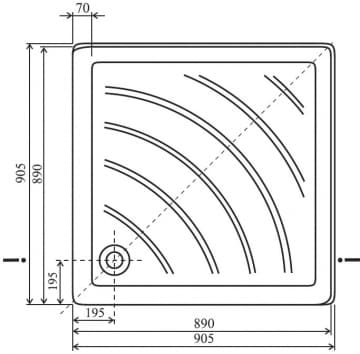 купить душевой поддон равак анжела 90