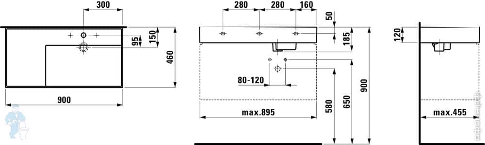 раковина Laufen KARTELL раковина Laufen KARTELL