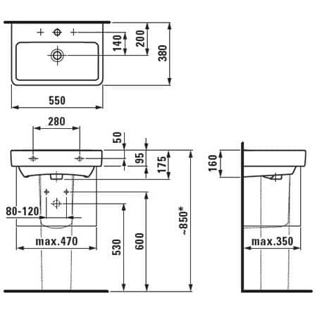 раковина Laufen Pro раковина Laufen Pro