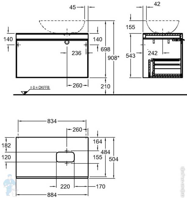 ������ ��� ������ Keramag Citterio