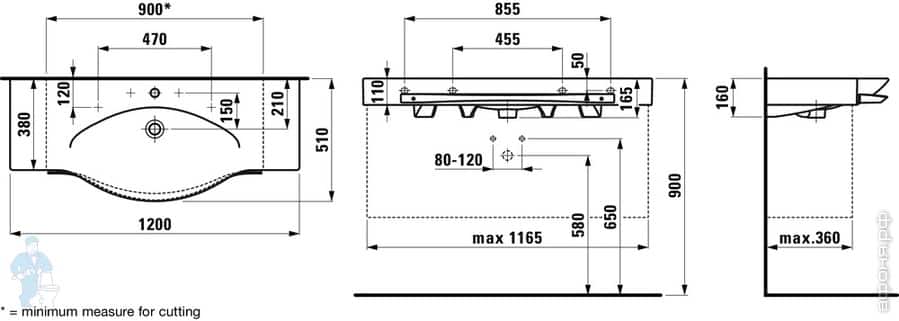 раковина Laufen Palace раковина Laufen Palace