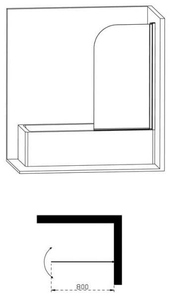 Шторка на ванну Sturm JUWEL Шторка на ванну Sturm JUWEL