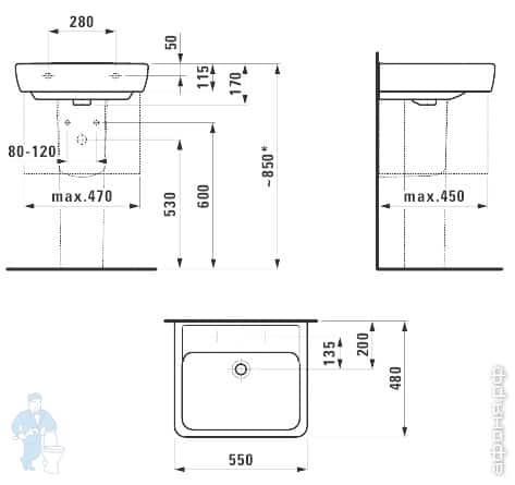раковина Laufen Pro раковина Laufen Pro