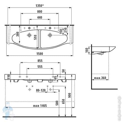 раковина Laufen Palace раковина Laufen Palace