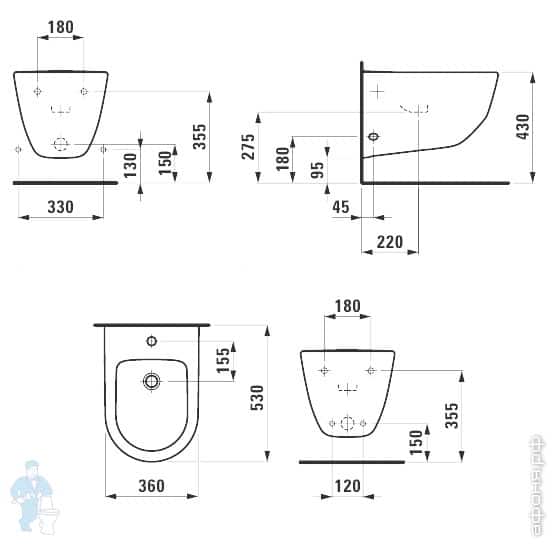 биде Laufen Pro биде Laufen Pro
