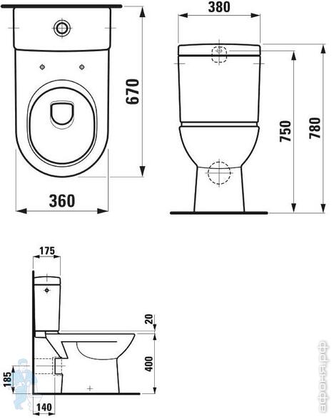 унитаз Laufen Pro унитаз Laufen Pro