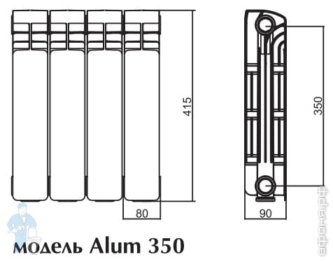 радиатор Rifar Ventil Alum