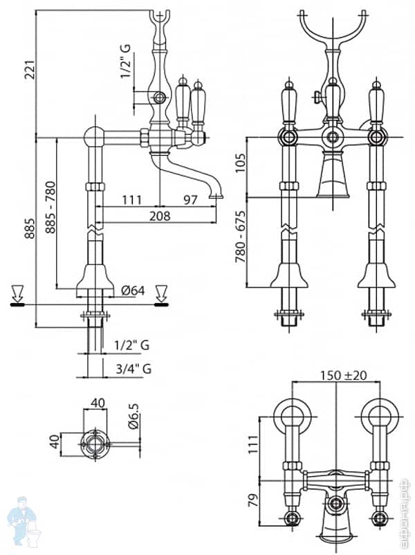 смеситель Cezares First смеситель Cezares First
