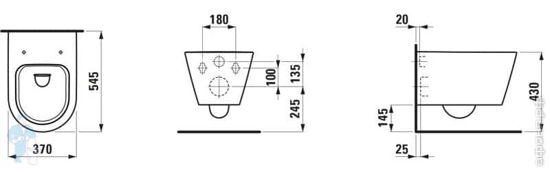 унитаз Laufen KARTELL унитаз Laufen KARTELL