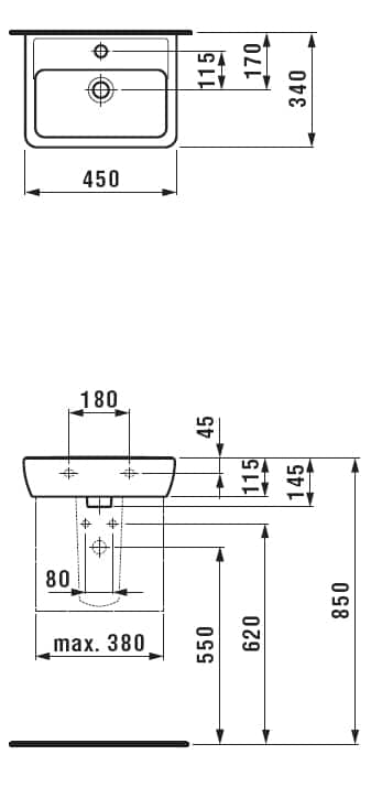 раковина Laufen Pro раковина Laufen Pro