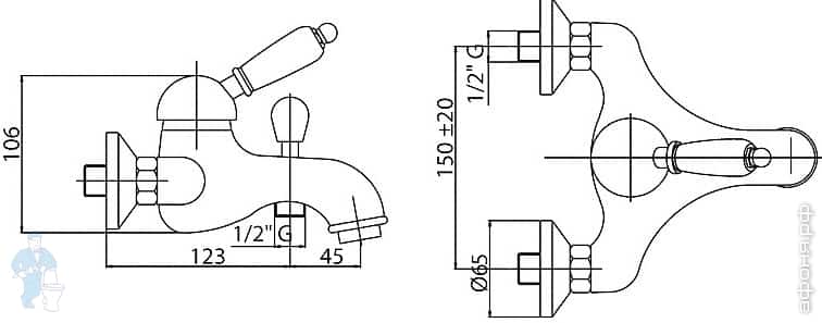 смеситель Cezares Elite смеситель Cezares Elite
