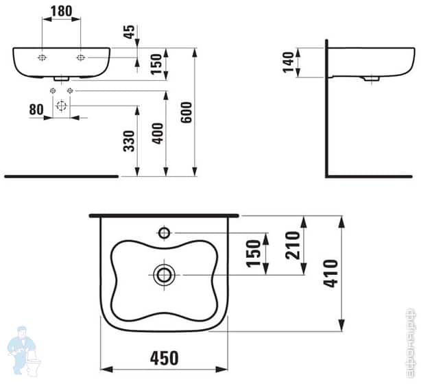 раковина Laufen Florakids раковина Laufen Florakids