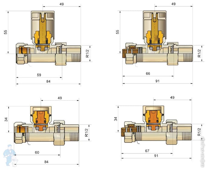 SCHLOSSER Комплект клапанов ELEGANT