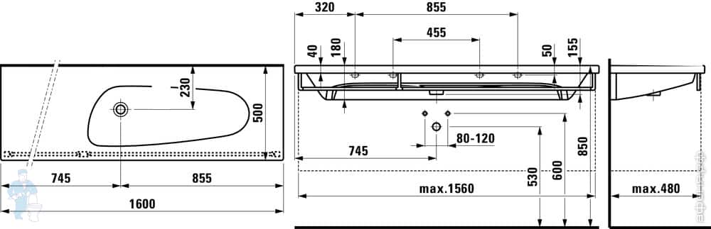 раковина Laufen Palomba раковина Laufen Palomba
