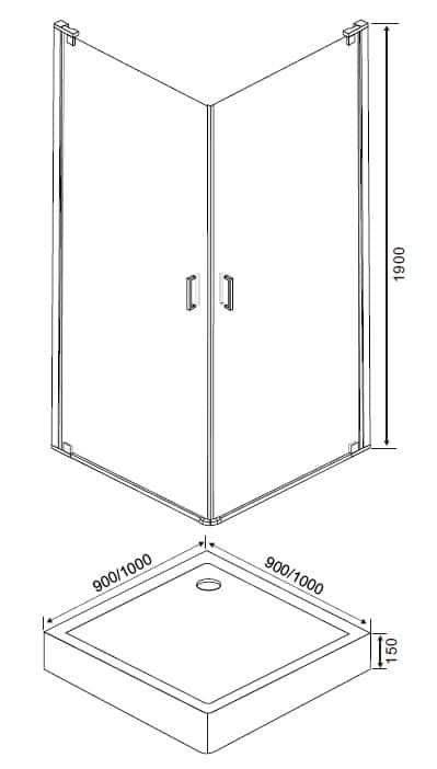 Схема душевого уголка. Душевое ограждение трапецией 1000х1000. Душевое ограждение Sturm Fiesta New. Душевая кабина 1000х1000 способ крепления. Чертеж душевого поддона 1000х1000.