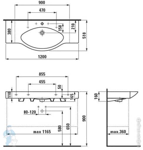 раковина Laufen Palace раковина Laufen Palace