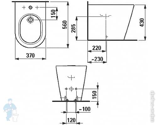 биде Laufen Kartell биде Laufen Kartell
