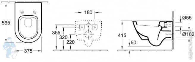 унитаз Villeroy & Boch Subway 2.0 унитаз Villeroy & Boch Subway 2.0