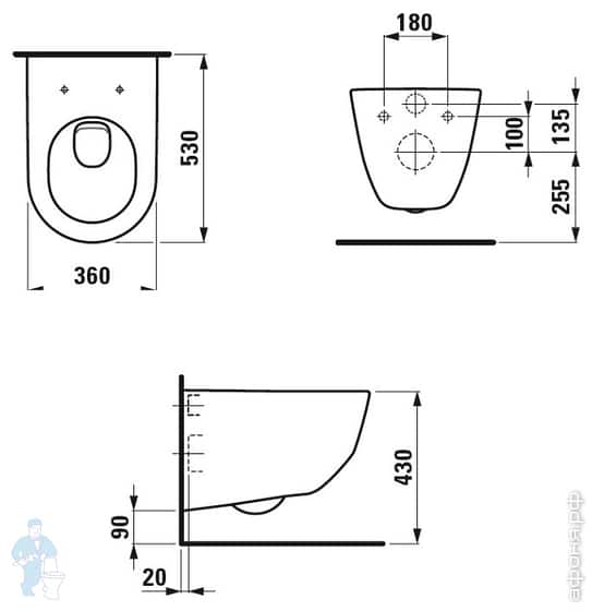 унитаз Laufen Pro унитаз Laufen Pro