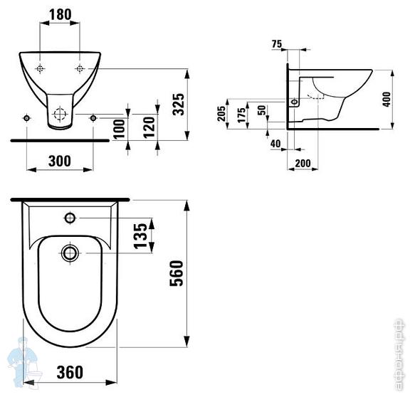 биде Laufen Pro биде Laufen Pro