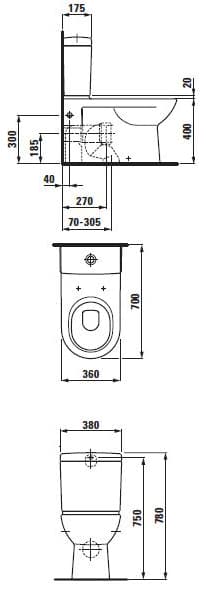унитаз Laufen Pro