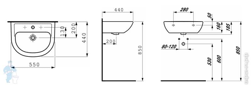 раковина Laufen Pro раковина Laufen Pro