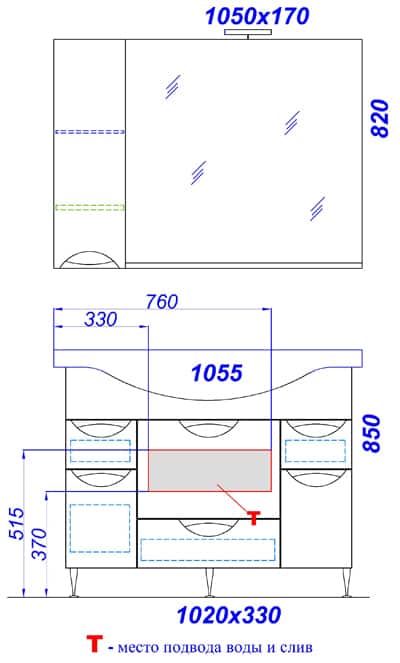 мебель для ванной Aqwella Line мебель для ванной Aqwella Line