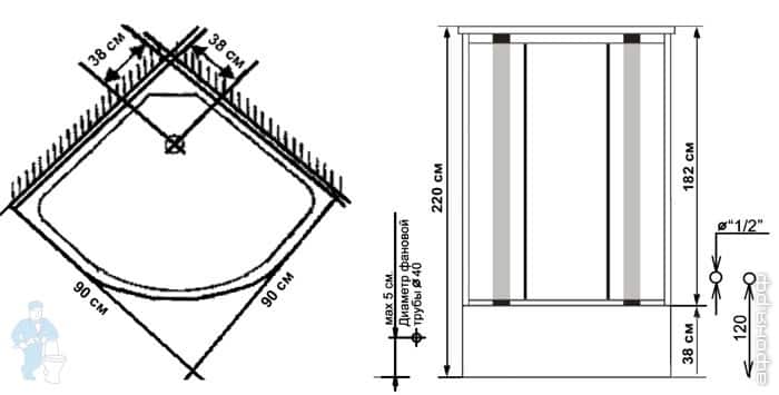 ������ ������� ������ oporto shower 8416