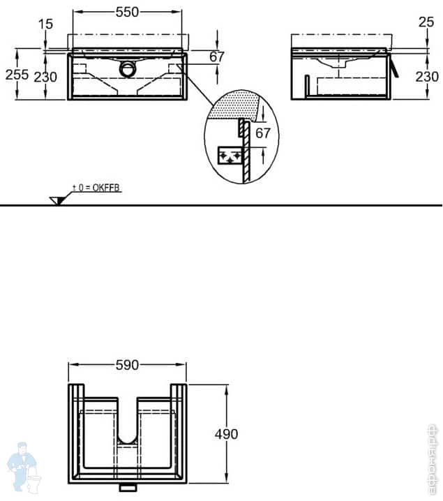 ������ ��� ������ Keramag Preciosa II