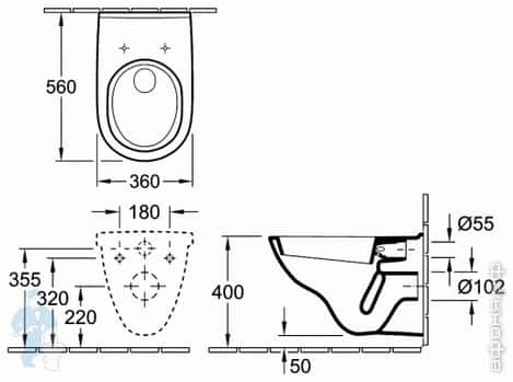 унитаз Villeroy & Boch O.Novo унитаз Villeroy & Boch O.Novo