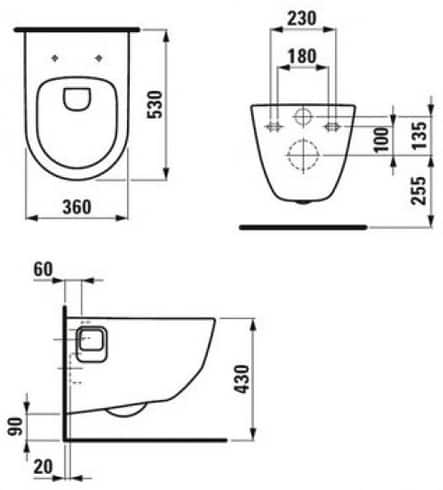 унитаз Laufen Pro унитаз Laufen Pro