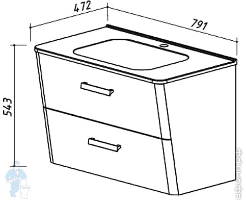 мебель для ванной Belux Марсель