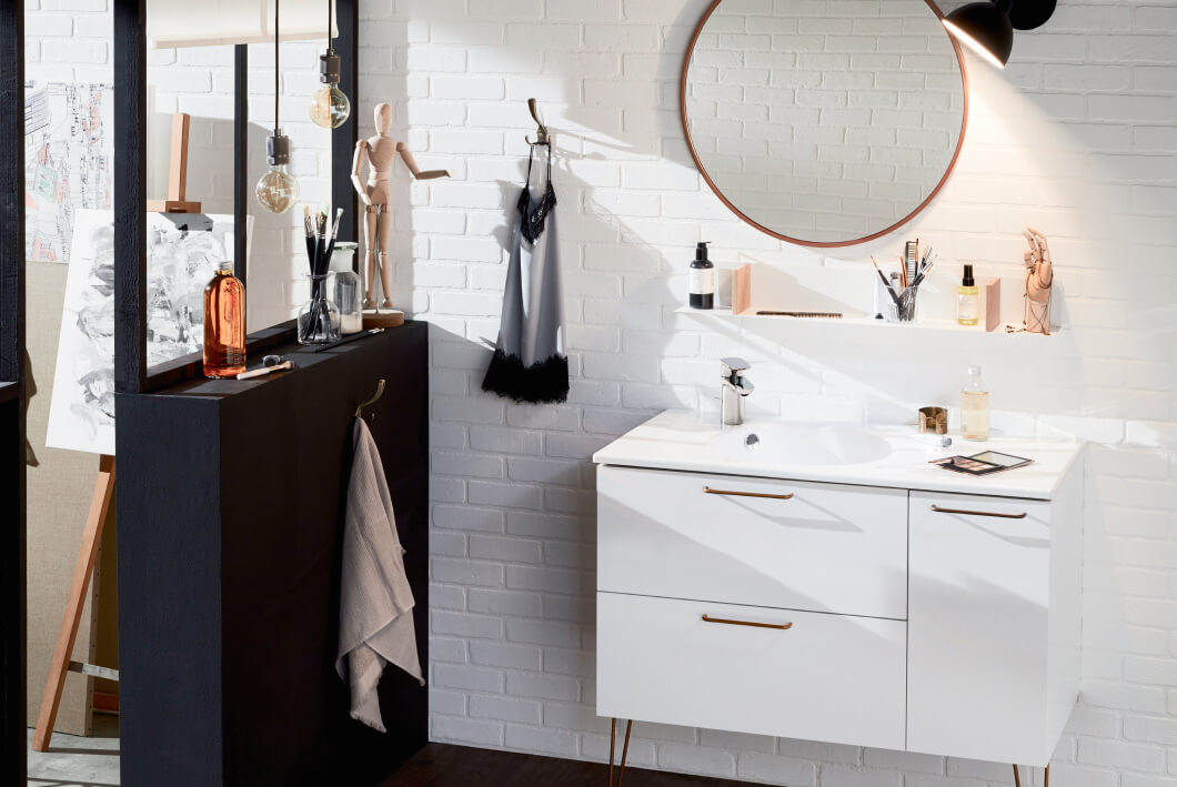 Новая коллекция Odeon Rive Gauche позволит вам создать собственный функциональный интерьер ванной комнаты с помощью различных сочетаний мебели и аксессуаров