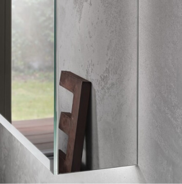 Bathroom Geberit Renova plan mirror cabinet option