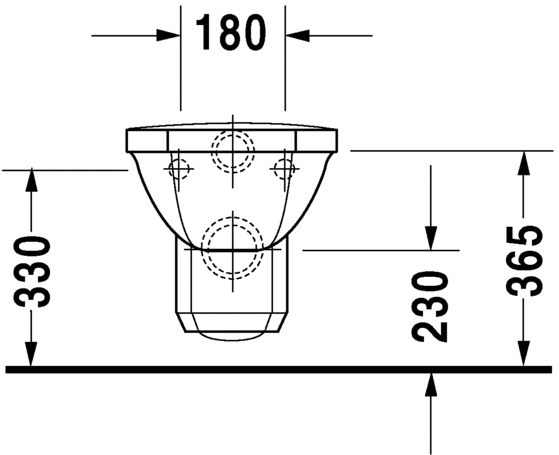 Унитаз подвесной DURAVIT 1930 355х580х335 покрытие WonderGliss Унитаз подвесной DURAVIT 1930 355х580х335 покрытие WonderGliss