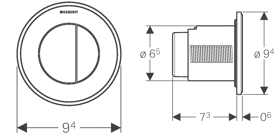 Пневмопривод GEBERIT Пневмопривод GEBERIT